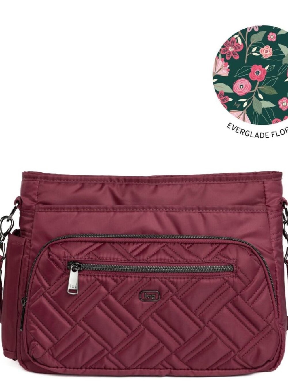 LUG - Shimmy SE Crossbody Bag in Raspberry
